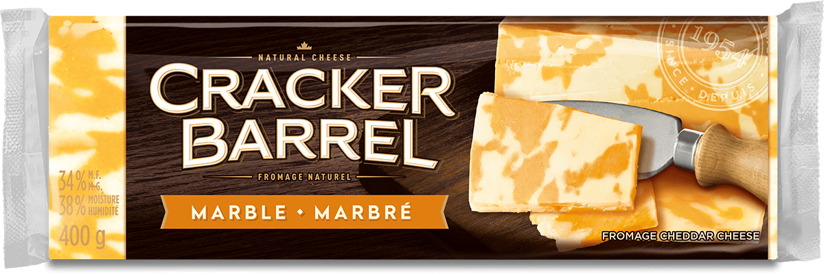 Cracker Barrel Cheese Block - Marble - 400 g