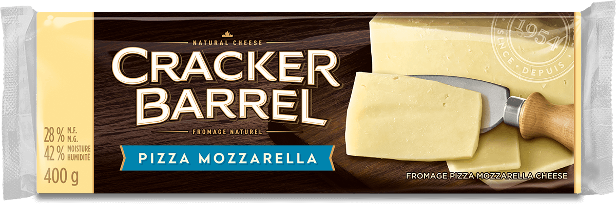 Cracker Barrel Cheese Block - Pizza Mozzarella - 400 g