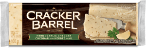 Cracker Barrel Cheese Block - Herb & Garlic - 400 g
