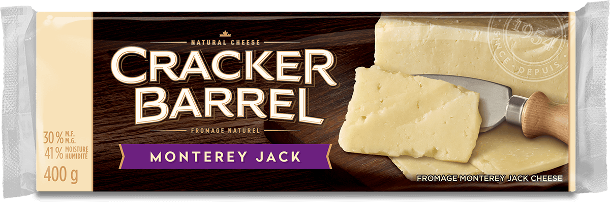 Cracker Barrel Cheese Block - Monterey Jack - 400 g