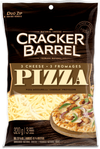 Cracker Barrel Shredded Cheese - 3 Cheese Pizza - 320 g