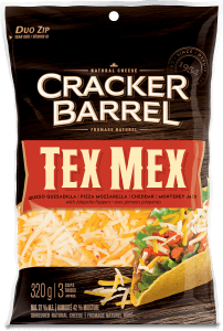 Cracker Barrel Shredded Cheese - Tex Mex - 320 g